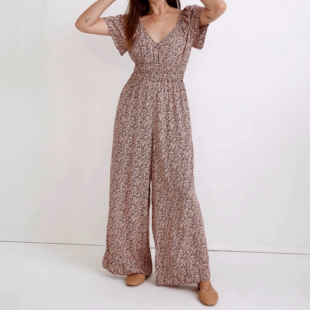 Madewell Brown and Cream Jumpsuit for Effortless Style